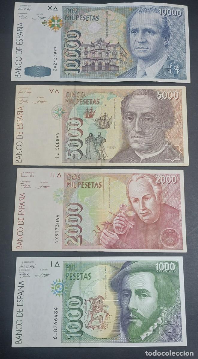 Billetes espa&ntilde;oles: LOTE BILLETES 12 OCTUBRE 1992 - Foto 2