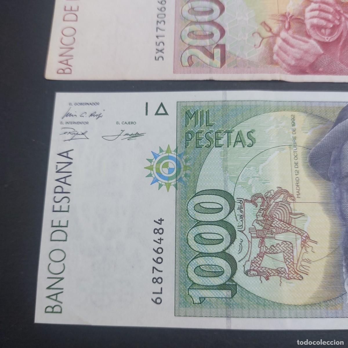 Billetes espa&ntilde;oles: LOTE BILLETES 12 OCTUBRE 1992 - Foto 3