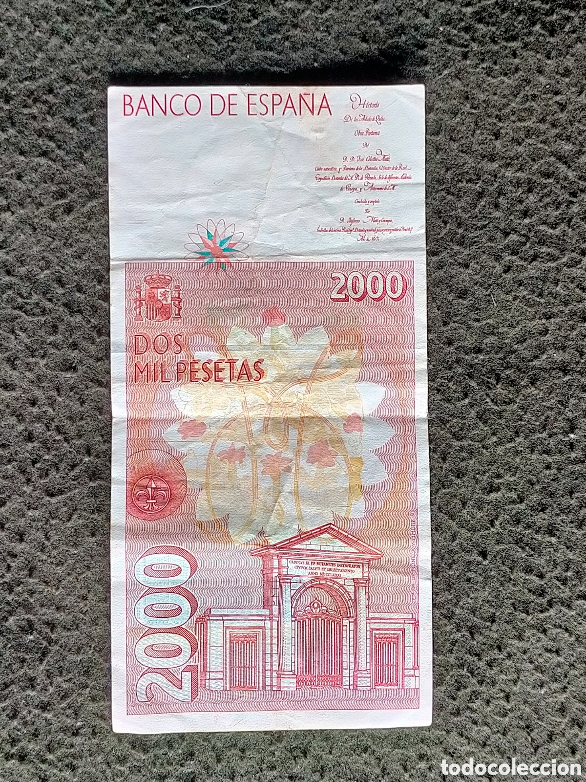 Billetes espa&ntilde;oles: BILLETE 2000 PESETAS 1992 - Foto 2