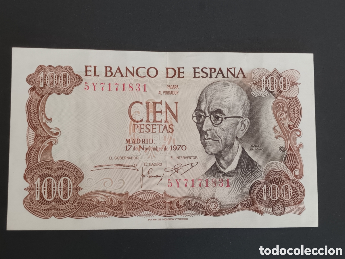 Billetes espa&ntilde;oles: ESPA&Ntilde;A. 100 PESETAS DE 1970. - Foto 1