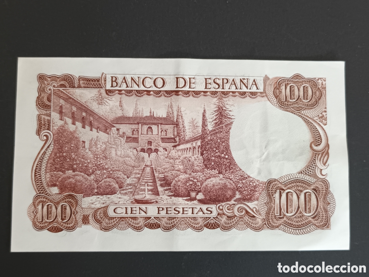 Billetes espa&ntilde;oles: ESPA&Ntilde;A. 100 PESETAS DE 1970. - Foto 2
