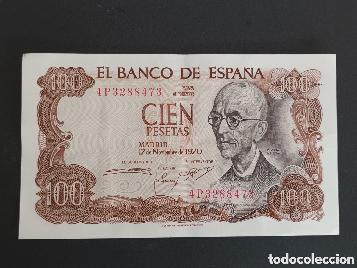 Billetes espa&ntilde;oles: ESPA&Ntilde;A. 100 PESETAS DE 1970. - Foto 1