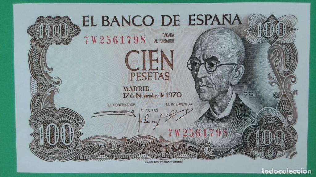 Notas espanholas: Espa&ntilde;a, 100 Pesetas 1970 - 152a - (SC / UNC) [7W2561798]