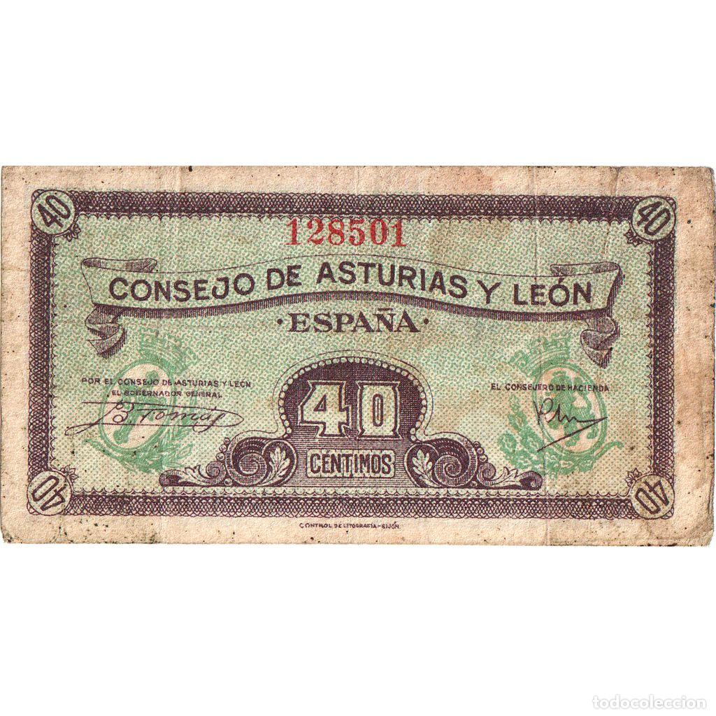 Billetes espa&ntilde;oles: [#1294464] Espa&ntilde;a, 40 Centimos, BC+ - Foto 1