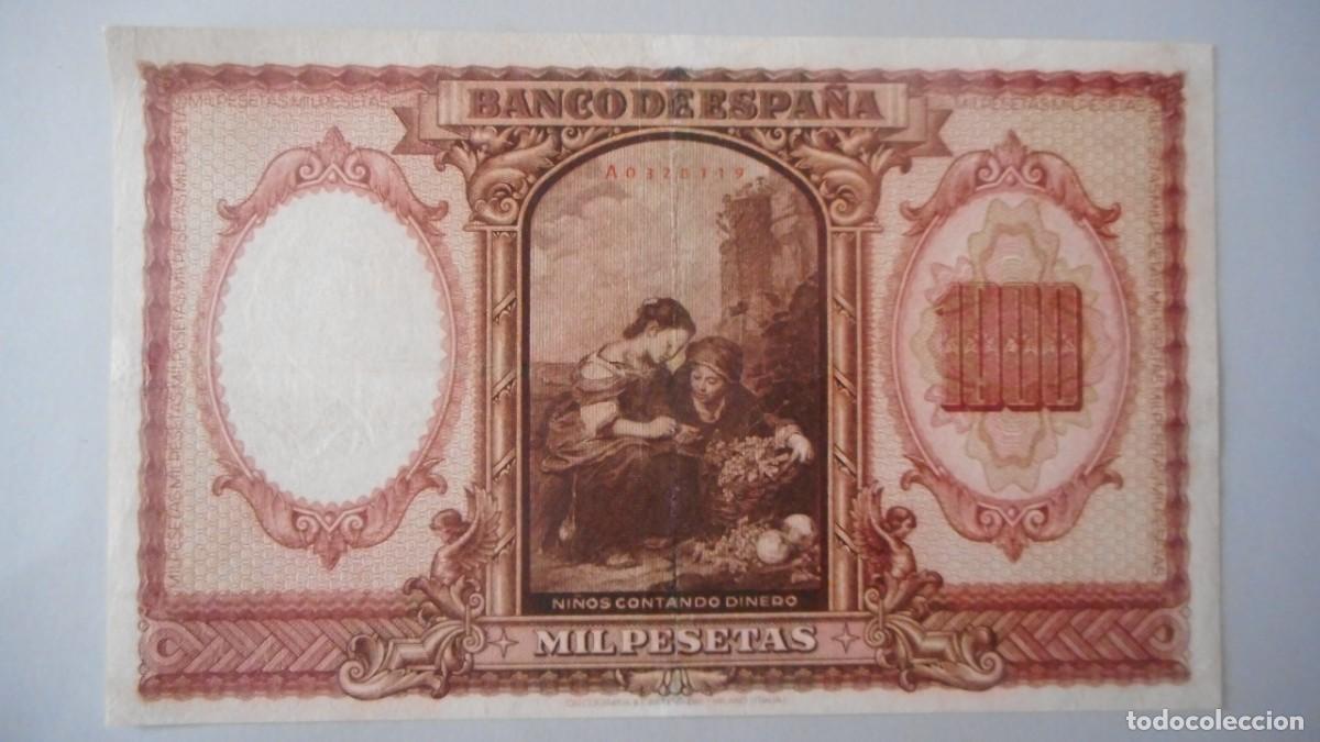 Billetes espa&ntilde;oles: 1000 PESETAS 1940 MURILLO MBC++ - Foto 2