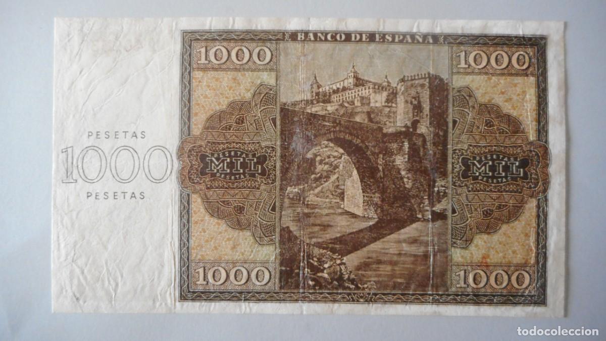Billetes espa&ntilde;oles: 1000 PESETAS 1936 MBC+ - Foto 2