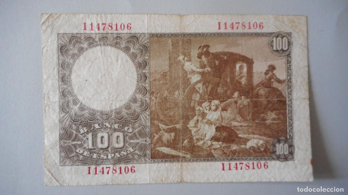 Billetes espa&ntilde;oles: 100 PESETAS 1948 MBC- - Foto 2