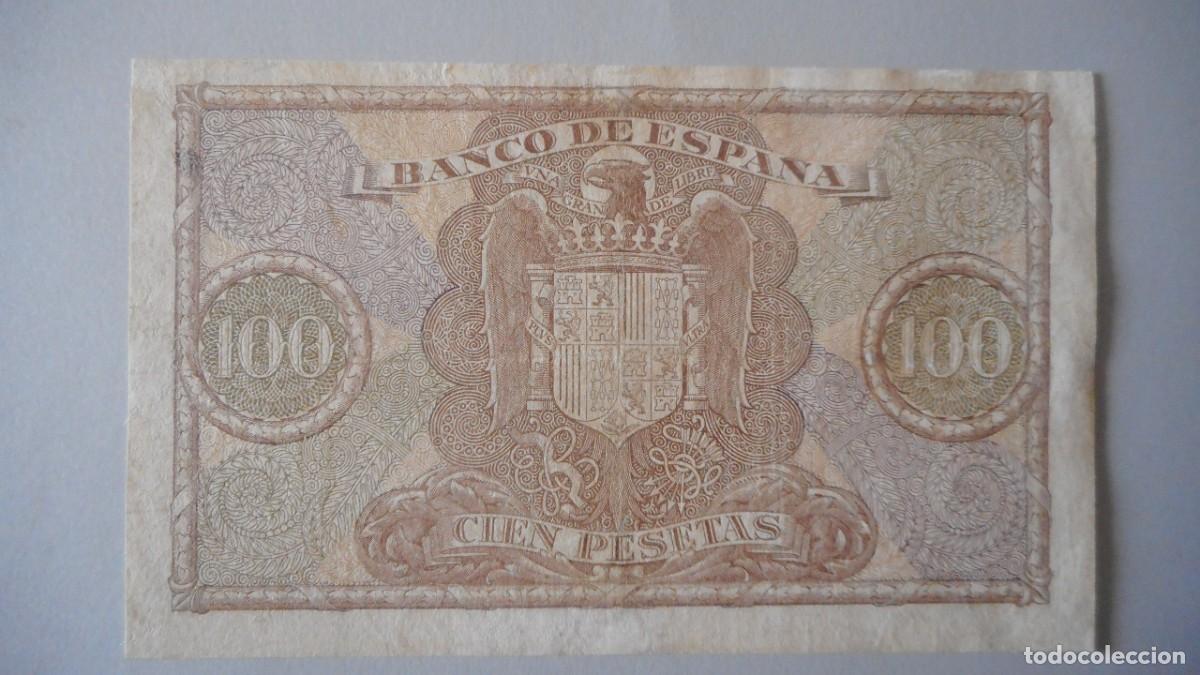 Billetes espa&ntilde;oles: 100 PESETAS 1940 MBC++ - Foto 2