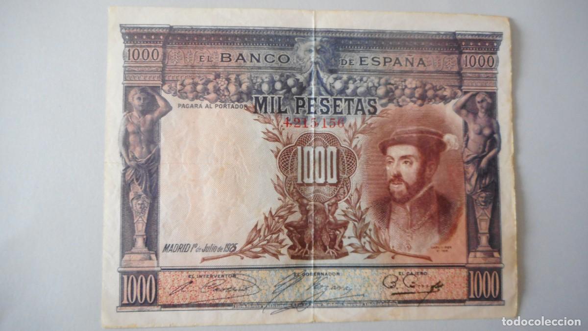 Billetes espa&ntilde;oles: 1000 PESETAS JULIO 1925 / MBC+ - Foto 1