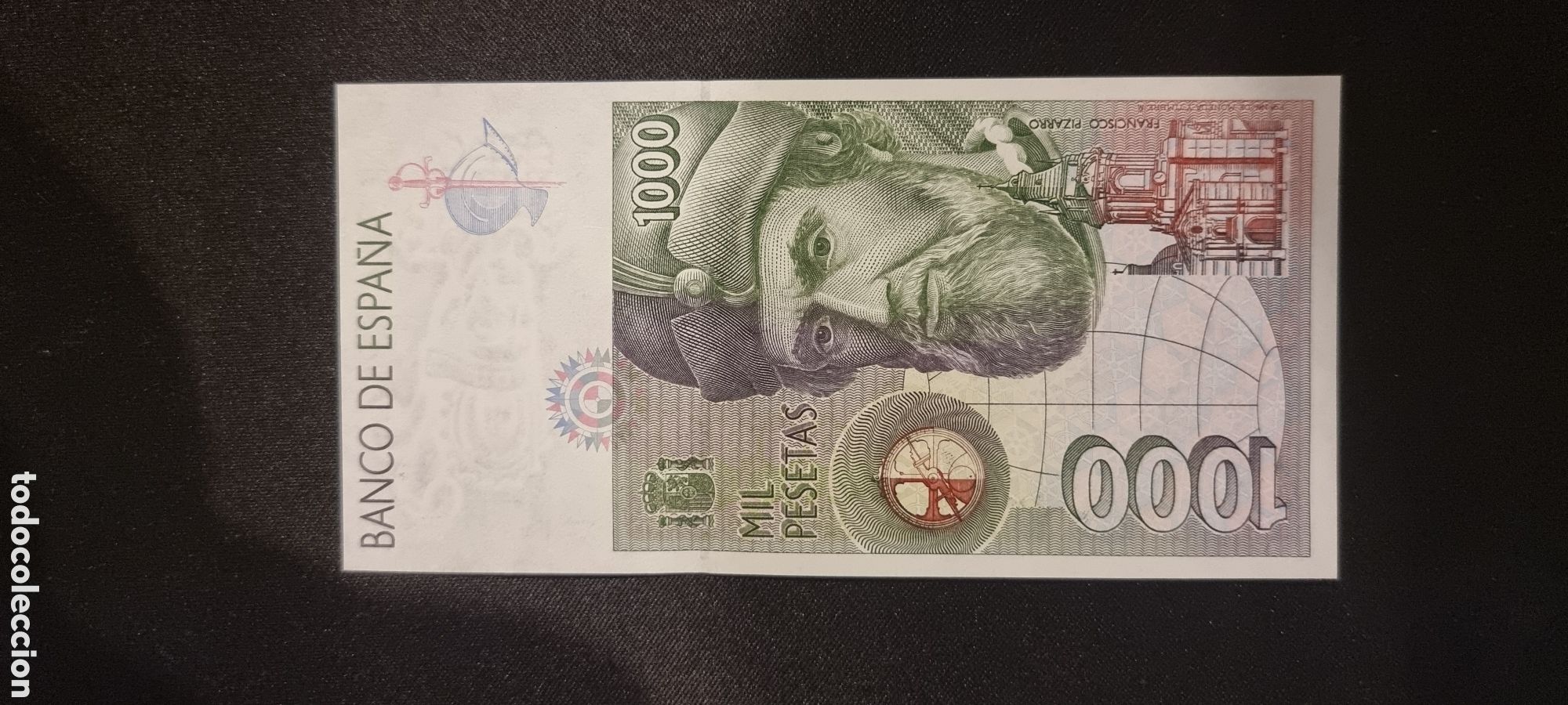 Billetes espa&ntilde;oles: Billete 1000 pesetas 1992 - Foto 2