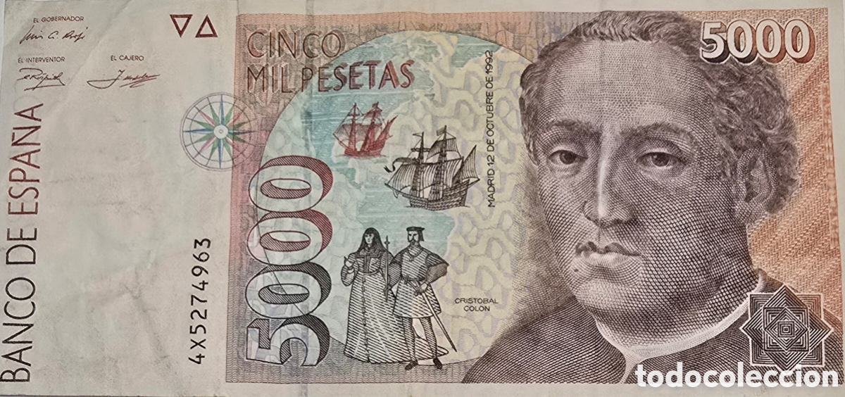 Billetes espa&ntilde;oles: Lote de 4 billetes espa&ntilde;oles - Foto 3
