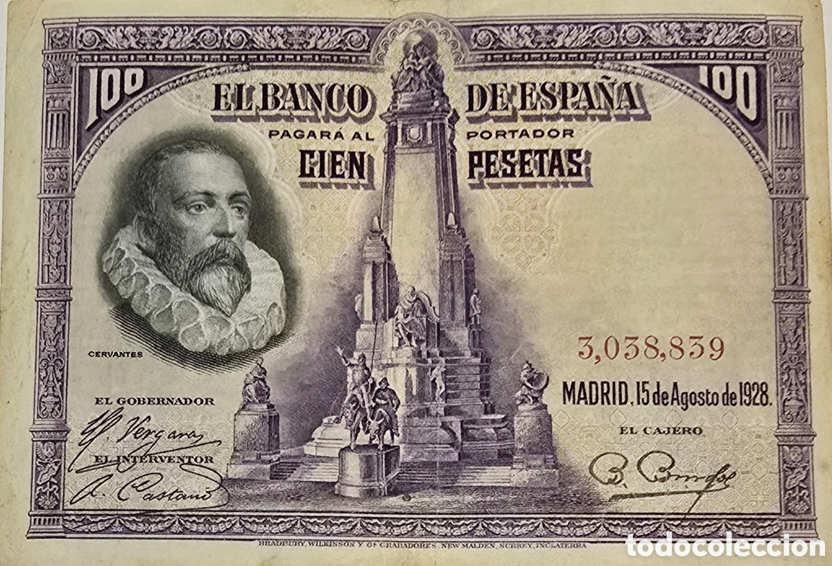 Billetes espa&ntilde;oles: Lote de 4 billetes espa&ntilde;oles - Foto 5