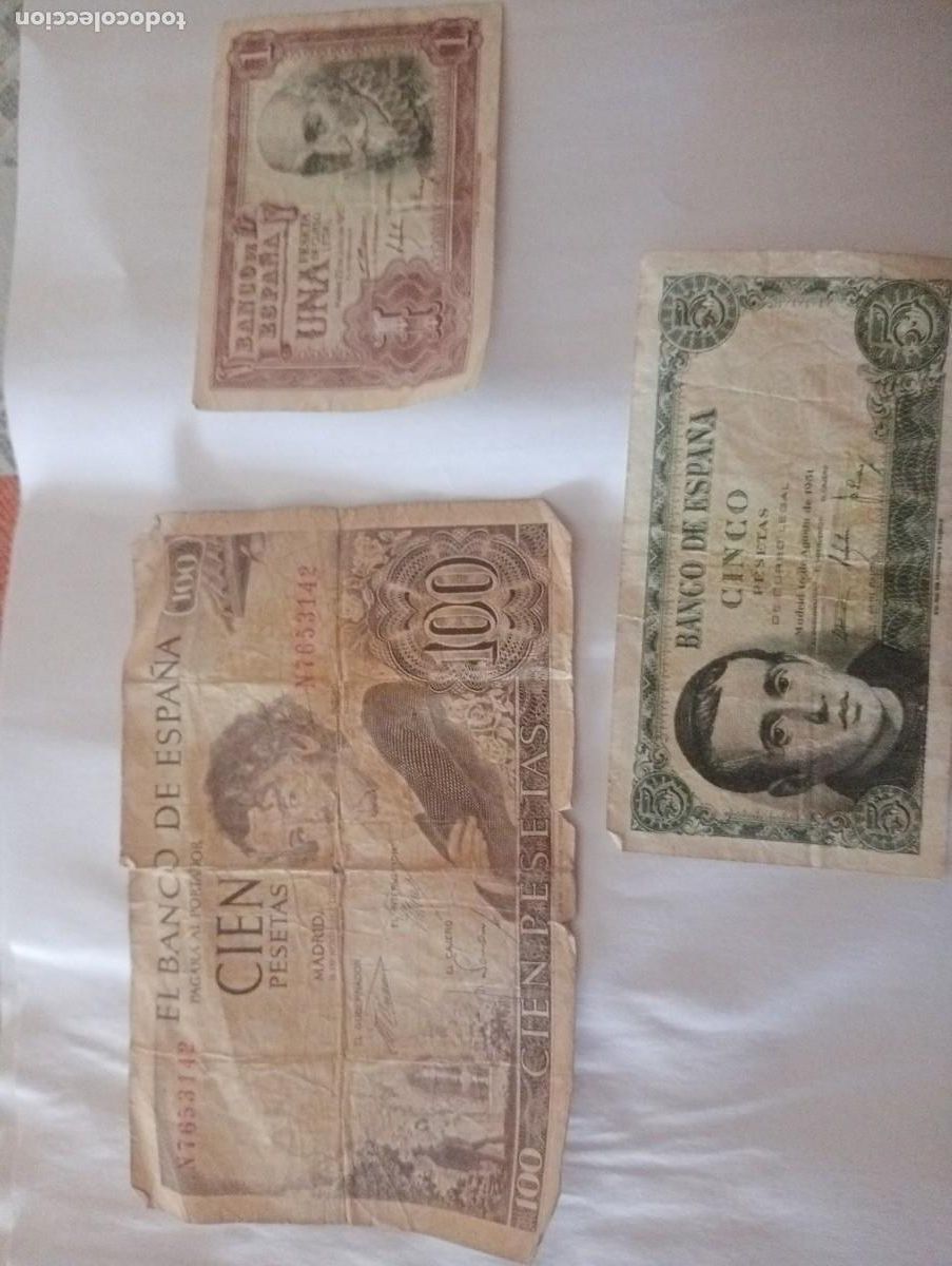 Billetes espa&ntilde;oles: Ventas billetes espa&ntilde;oles - Foto 1