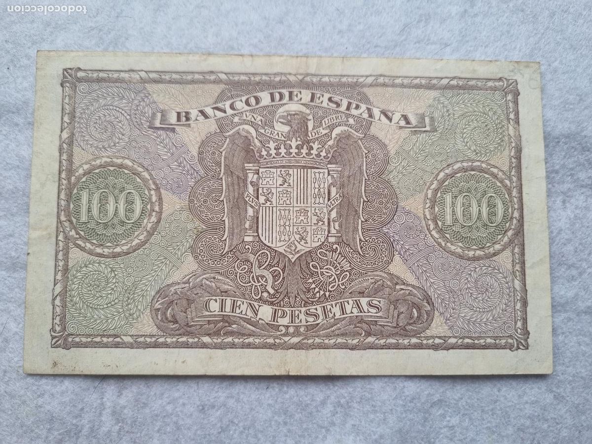 Billetes espa&ntilde;oles: 100 PESETAS 1940 COLON - Foto 3