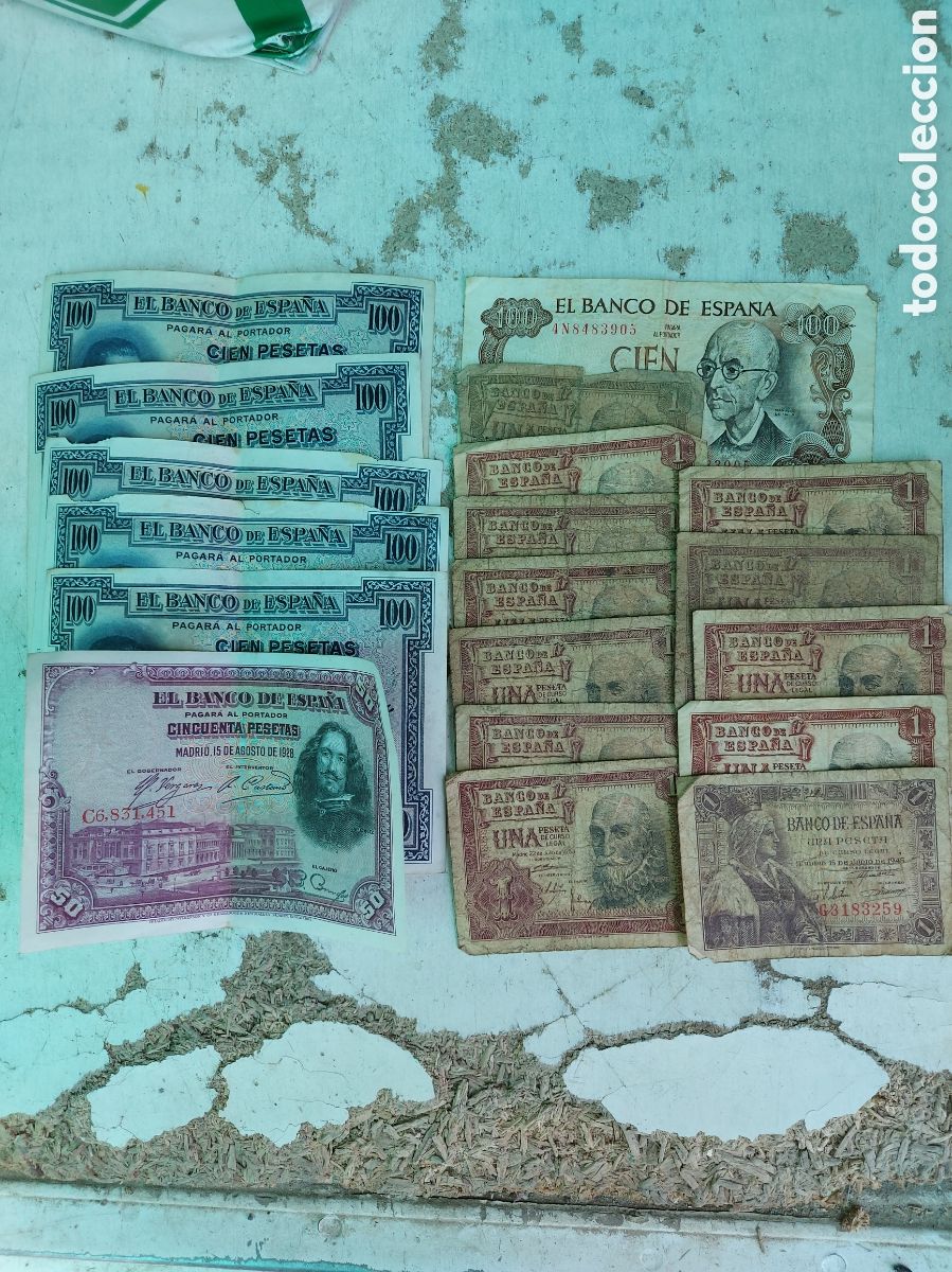 Billetes espa&ntilde;oles: COLECCION DE BILLETES DE ESPA&Ntilde;A - Foto 1