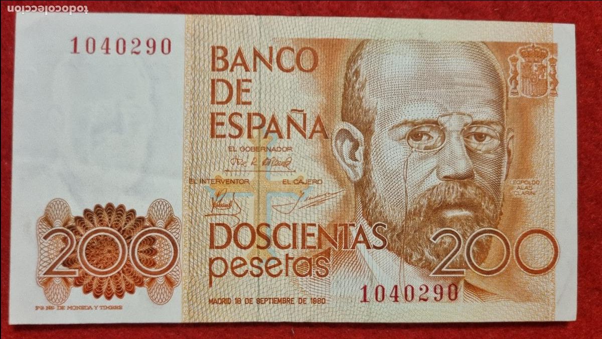 Billets espagnols: BILLETE 200 PESETAS 1980 MBC+ SIN SERIE ORIGINAL T290