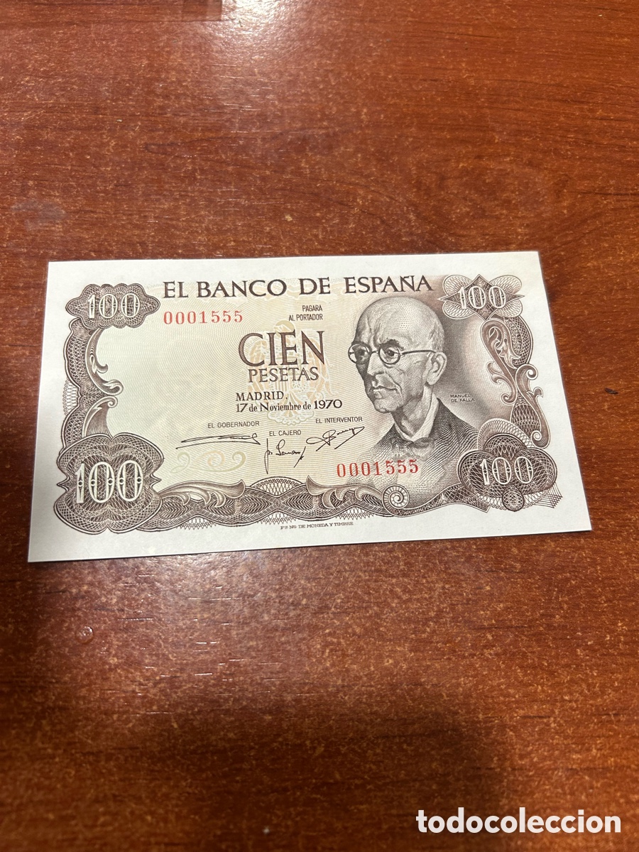 Billetes espa&ntilde;oles: Billete sin circular manuel de falla N 0001555 - Foto 1