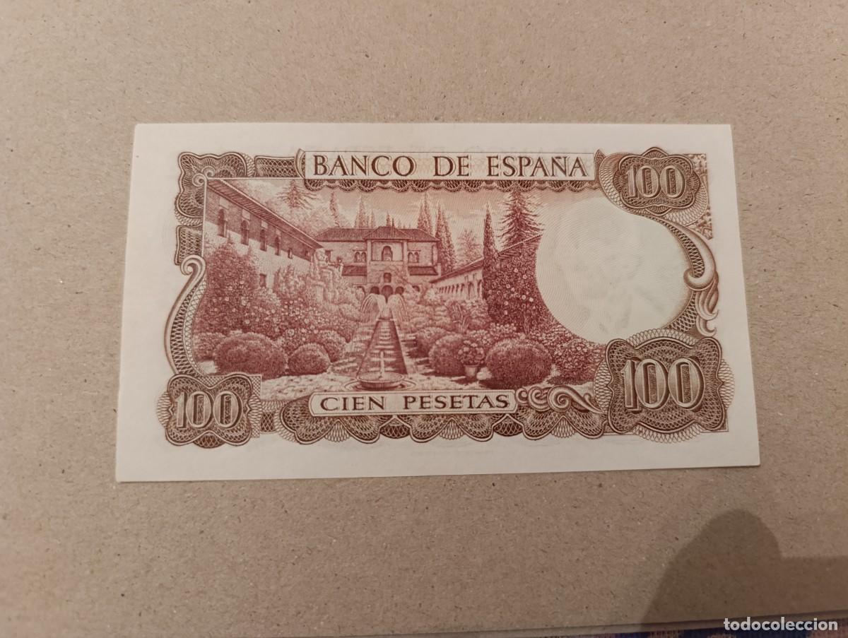 Billetes espa&ntilde;oles: 100 pts, a&ntilde;o 1970, sc/plancha - Foto 2