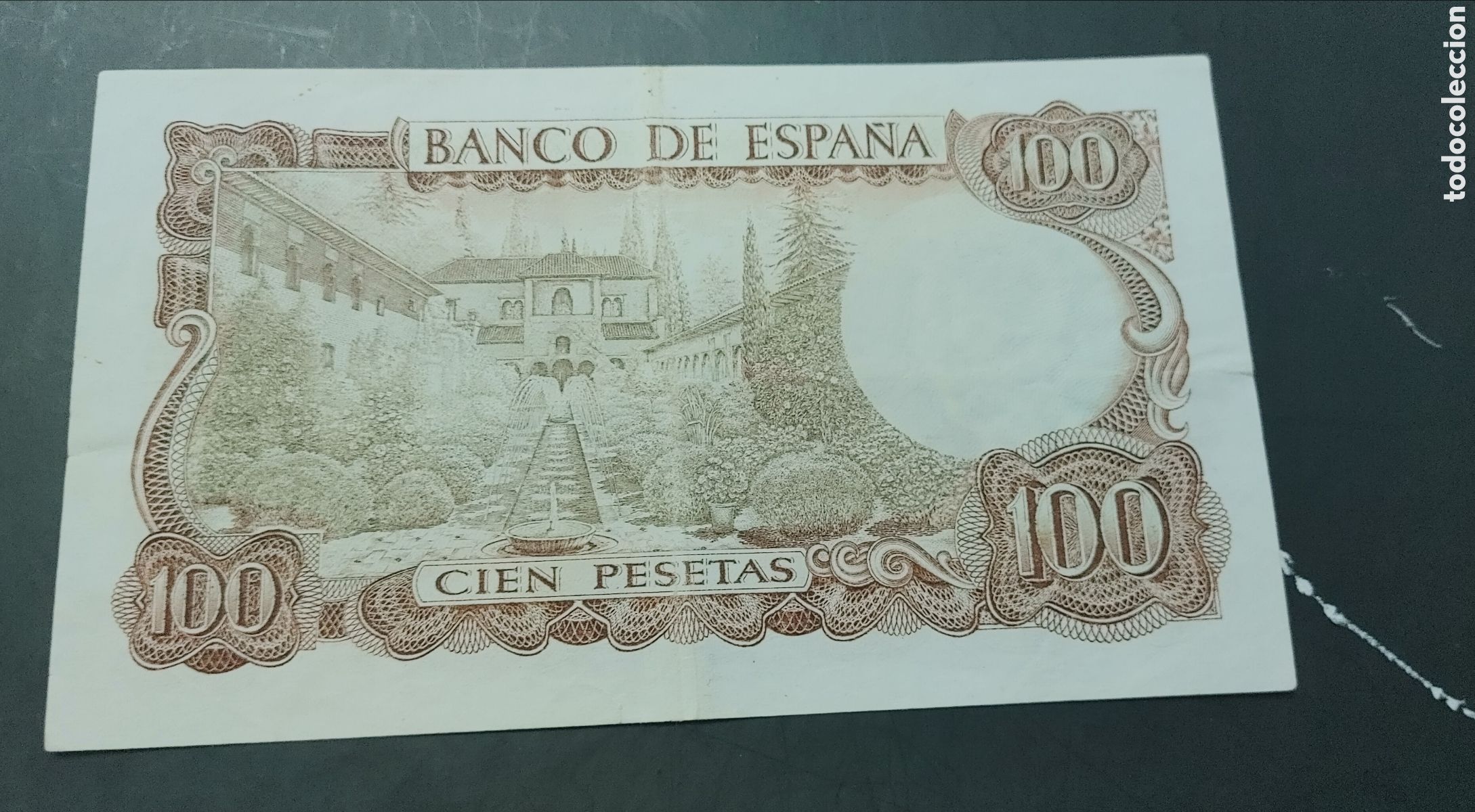 Billetes espa&ntilde;oles: CIEN PESETAS MANUEL DE FALLA 1970 ERROR EBC - Foto 3