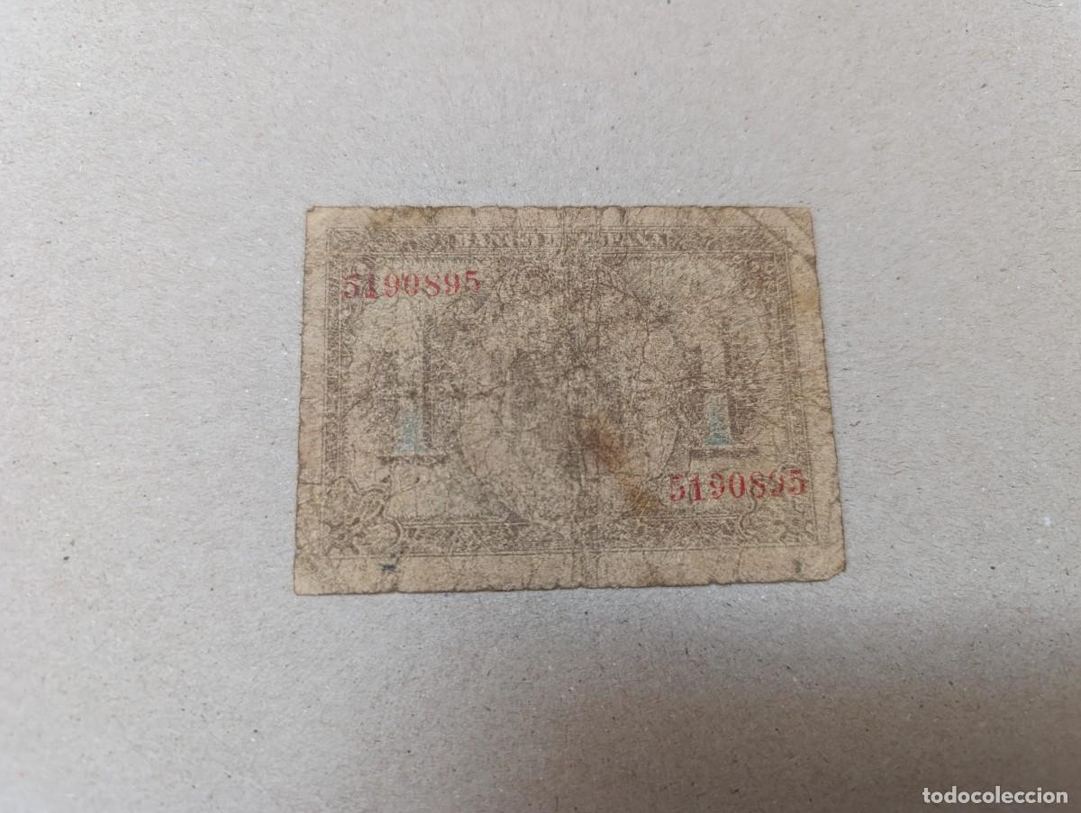Billetes espa&ntilde;oles: 1 peseta 1940 Junio, sin serie - Foto 2