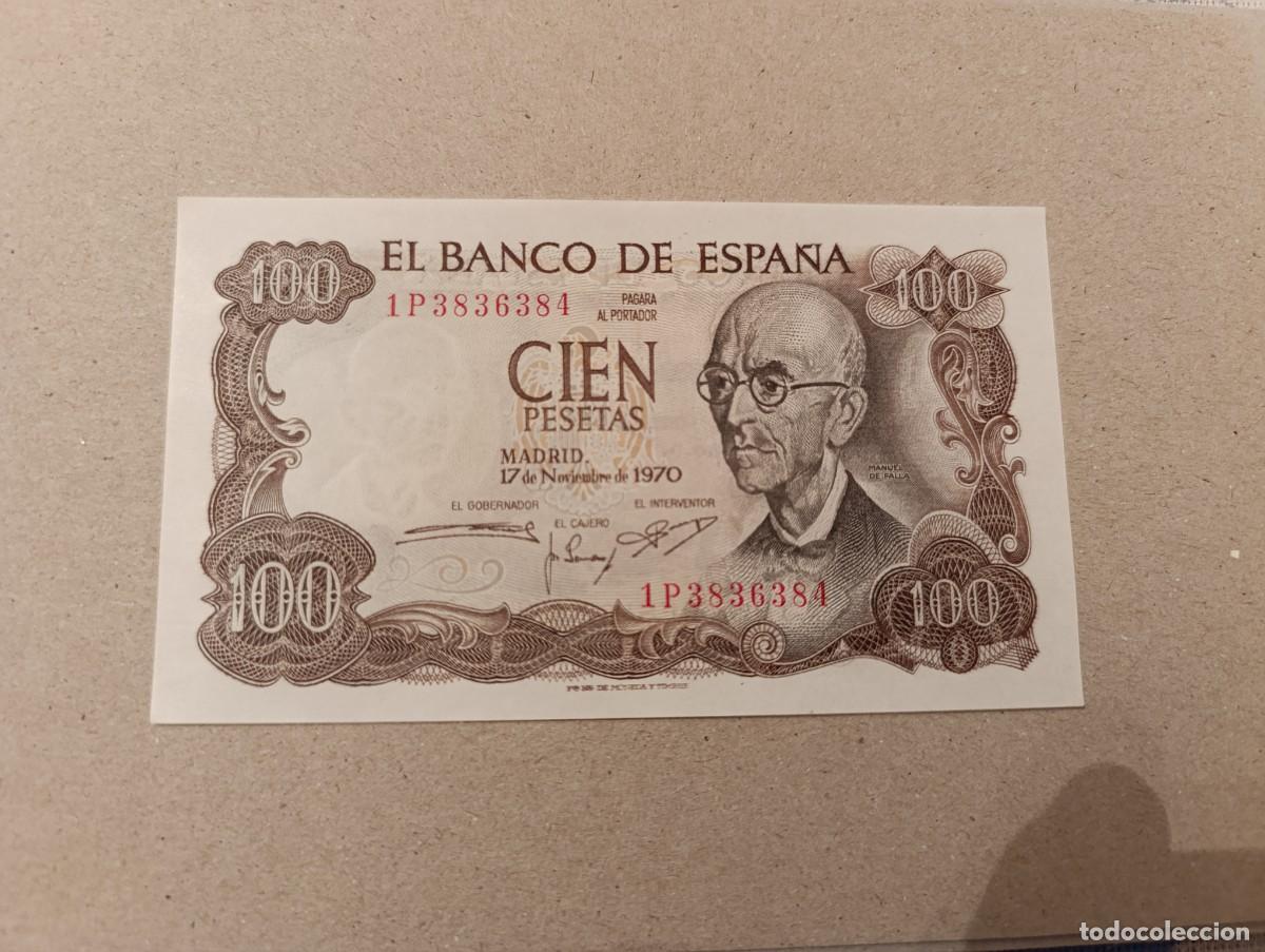 Billetes espa&ntilde;oles: 100 pesetas, a&ntilde;o 1970, sc/plancha - Foto 1