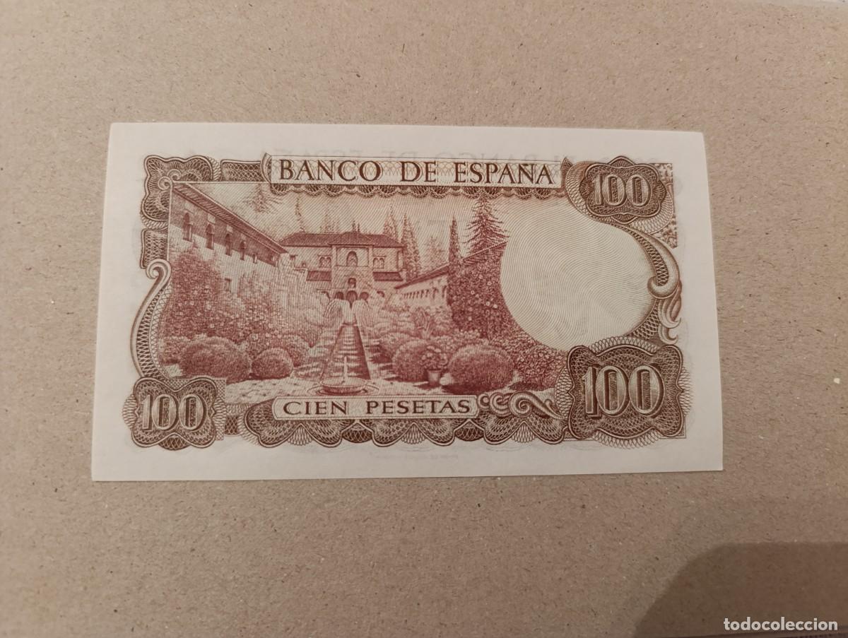 Billetes espa&ntilde;oles: 100 pesetas, a&ntilde;o 1970, sc/plancha - Foto 2