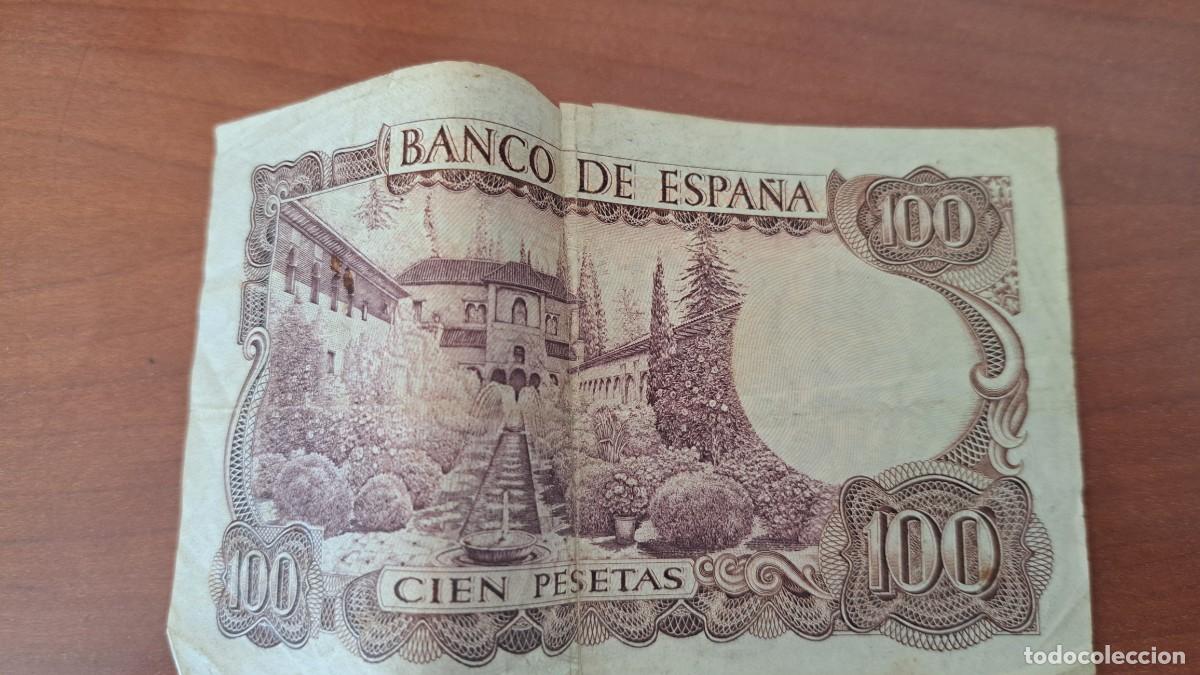 Billetes espa&ntilde;oles: Billete 100 pesetas Falla - Foto 2