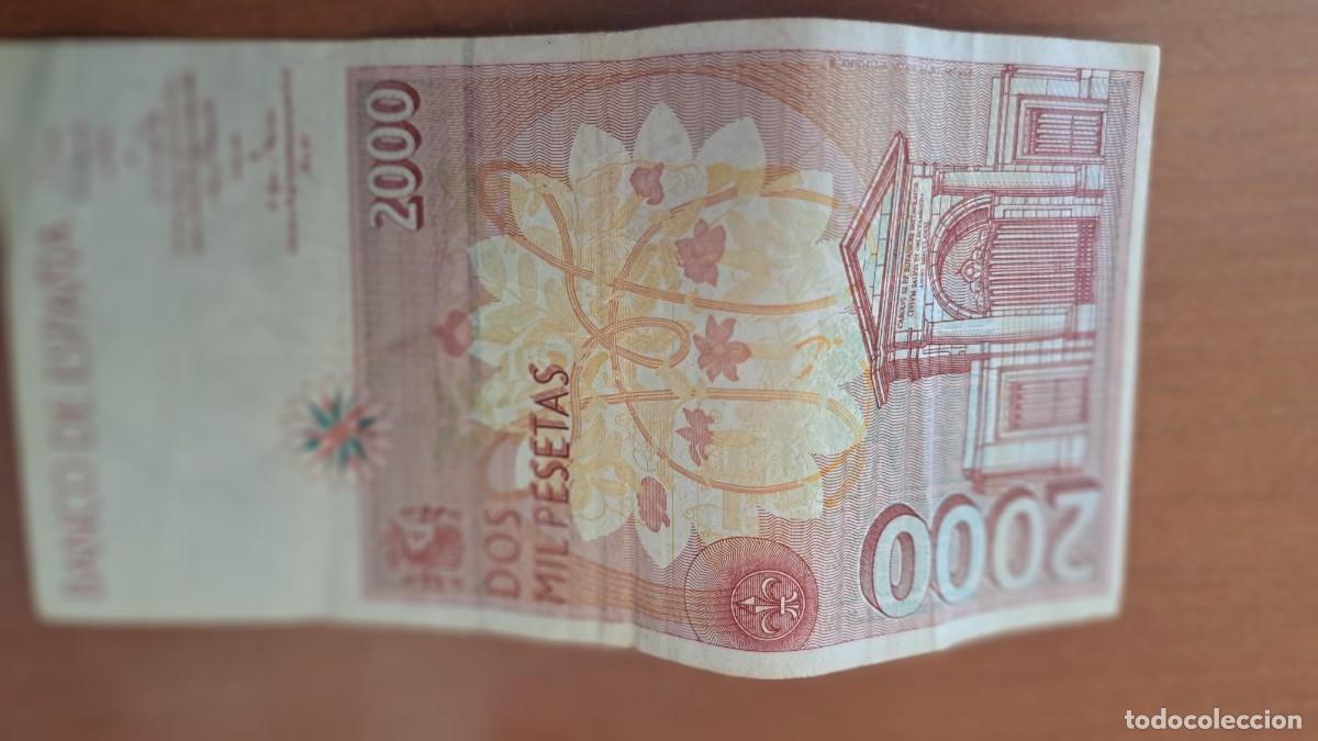 Billetes espa&ntilde;oles: Billete 2000 pesetas Mutis - Foto 2