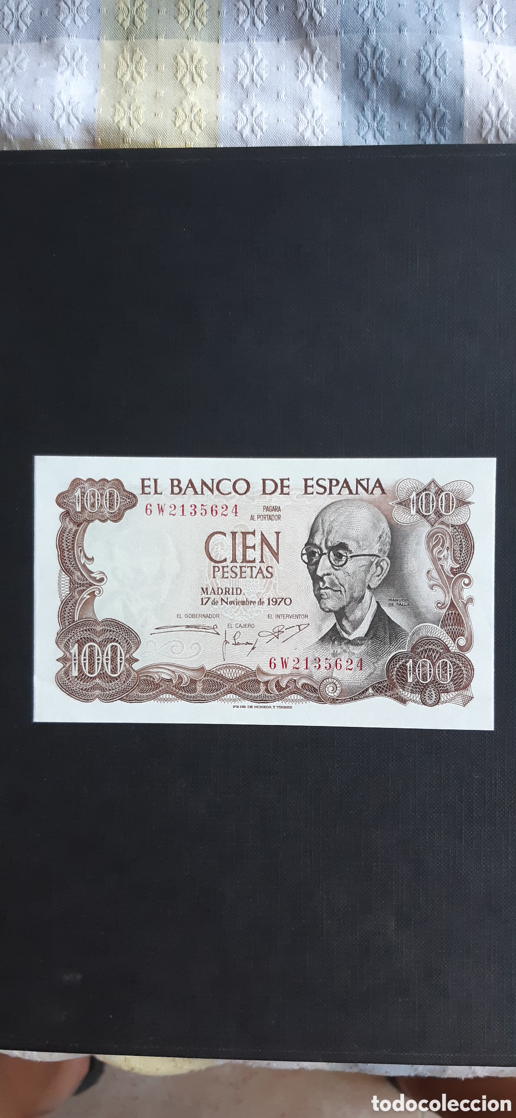 Billetes espa&ntilde;oles: 100 pesetas 1970 Sin Circular SC - Foto 3