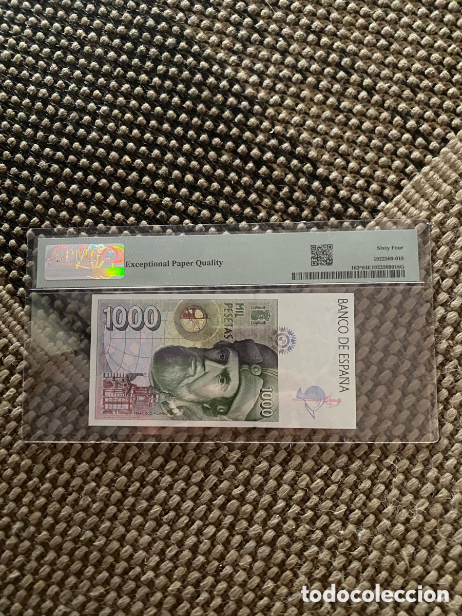 Billetes espa&ntilde;oles: Billete 1000 pesetas a&ntilde;o 1992 - Foto 2
