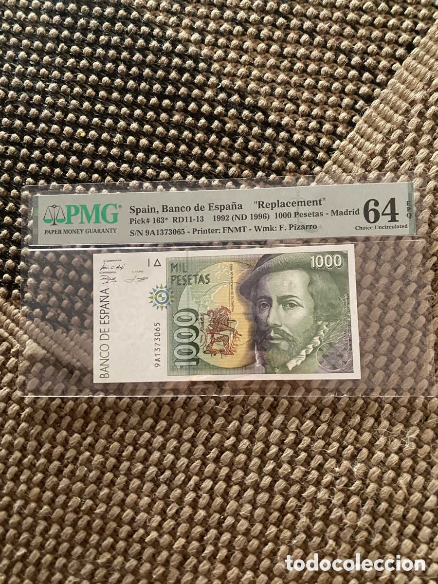 Billetes espa&ntilde;oles: Billete 1000 pesetas a&ntilde;o 1992 - Foto 1