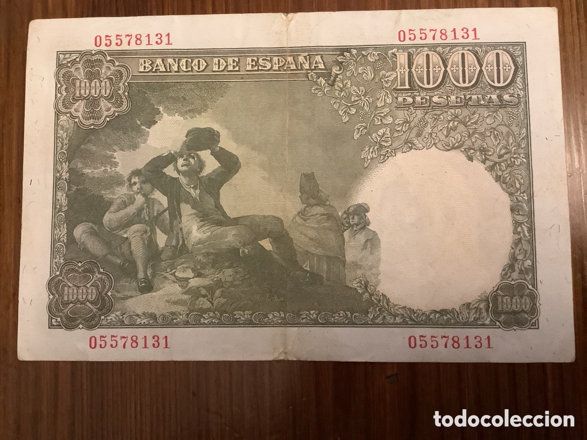 Billetes espa&ntilde;oles: Billete de 1000 pesetas - Foto 2
