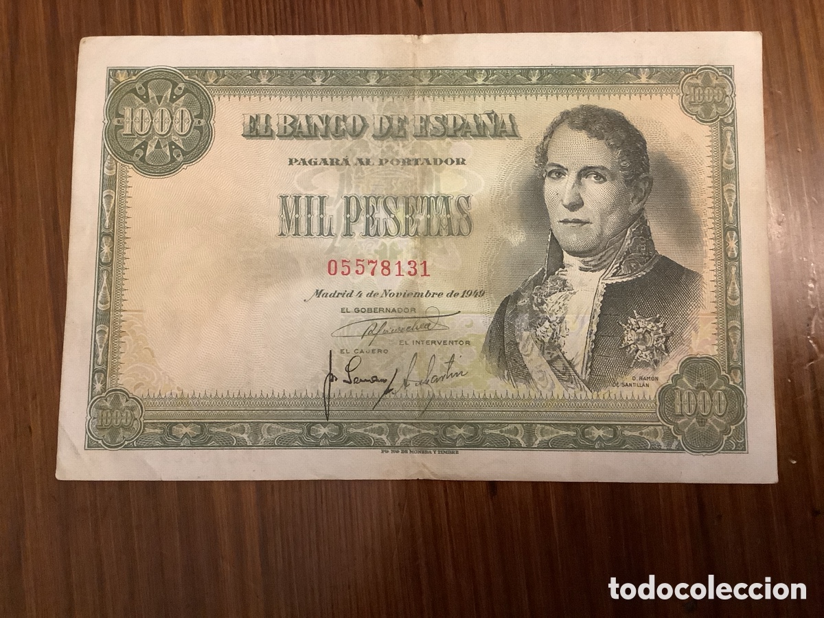 Billetes espa&ntilde;oles: Billete de 1000 pesetas - Foto 1