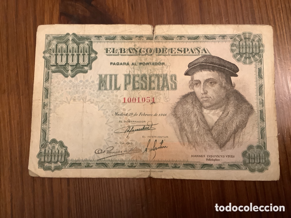 Billetes espa&ntilde;oles: Billete 1000 pesetas - Foto 1