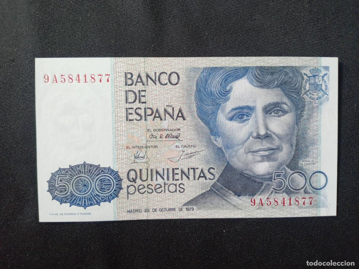 Billetes espa&ntilde;oles: 500 pesetas 1979 serie especial 9A SC (UNC)
