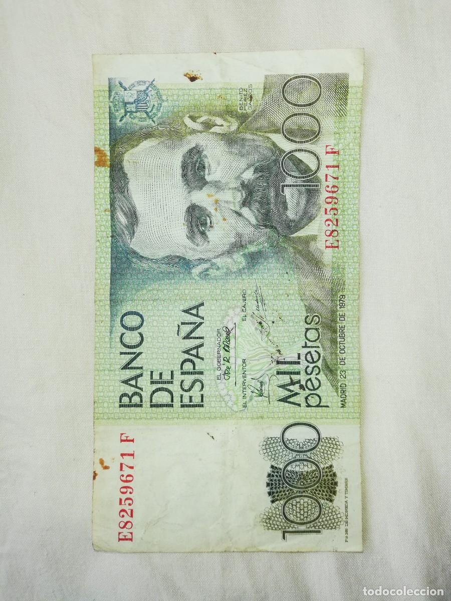 Billetes espa&ntilde;oles: Billete de mil 1000 pesetas - Foto 1