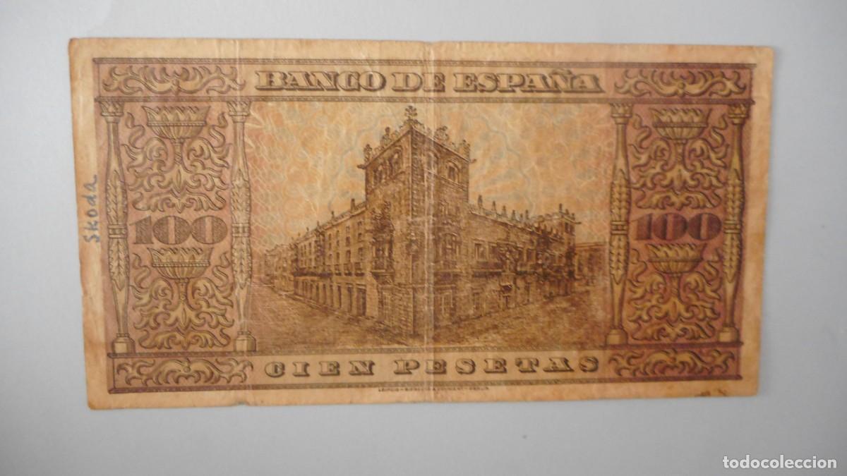 Billetes espa&ntilde;oles: 100 PESETAS MAYO 1938 / MBC- - Foto 2
