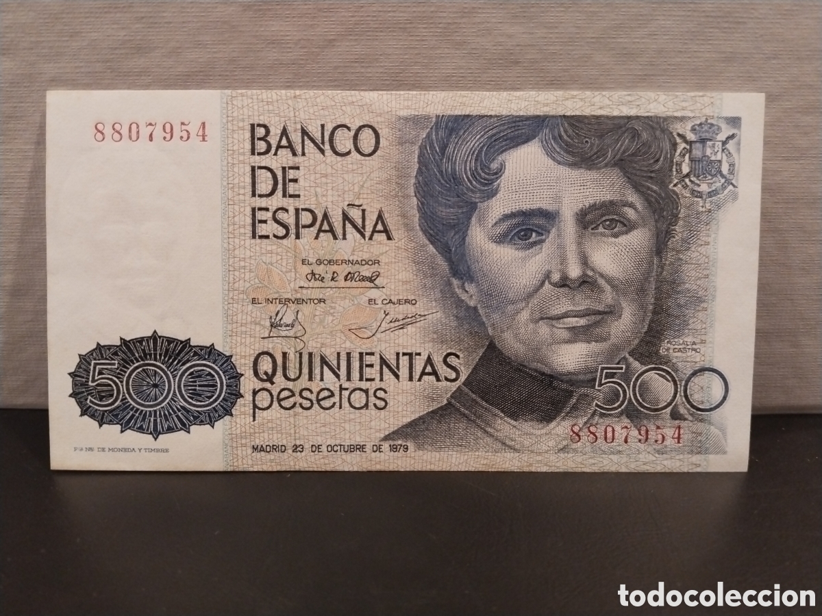 Spanische Banknoten: Espa&ntilde;a. 1979. 500 Pesetas (SC) Sin Serie