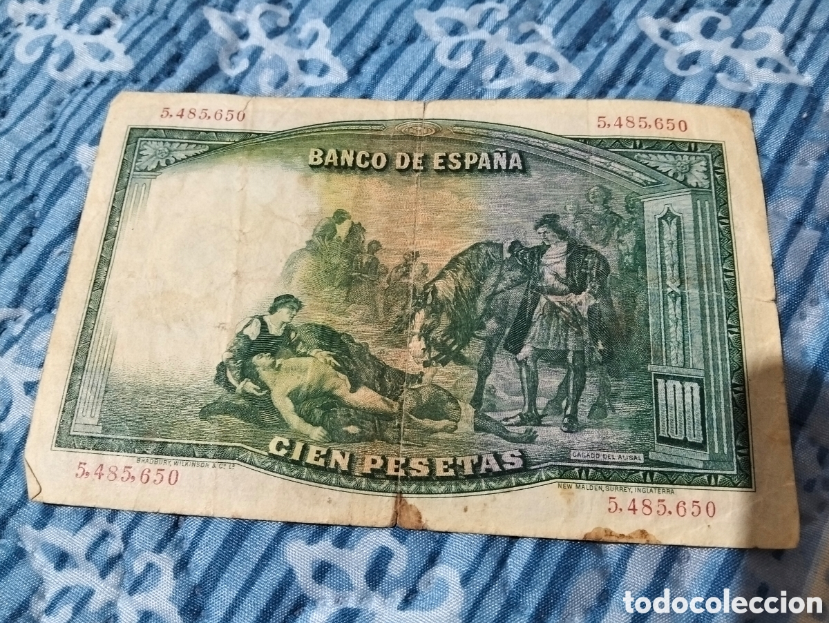 Billetes espa&ntilde;oles: Billetes de 50 y 100 pesetas - Foto 4