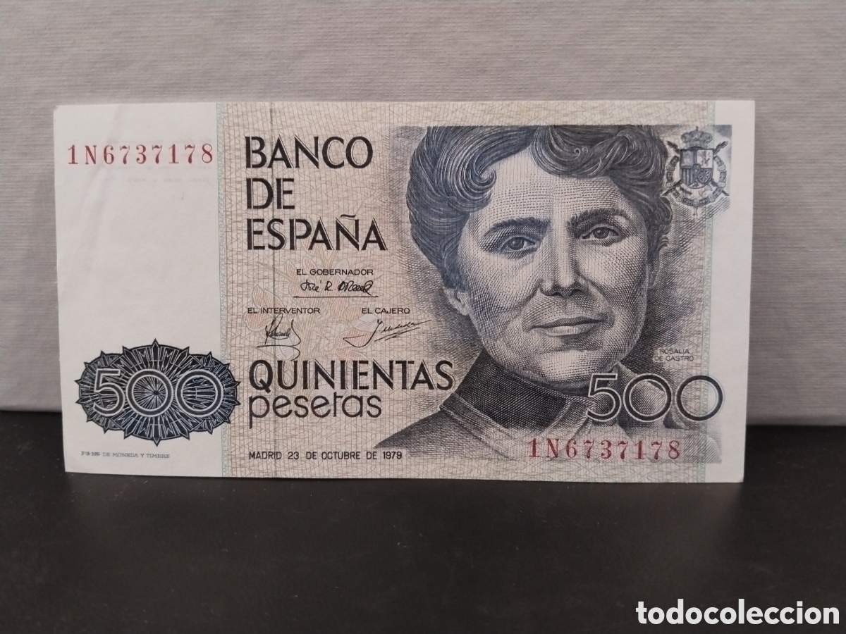 Banconote spagnole: Espa&ntilde;a. 1979. 500 Pesetas (EBC) Serie 1N