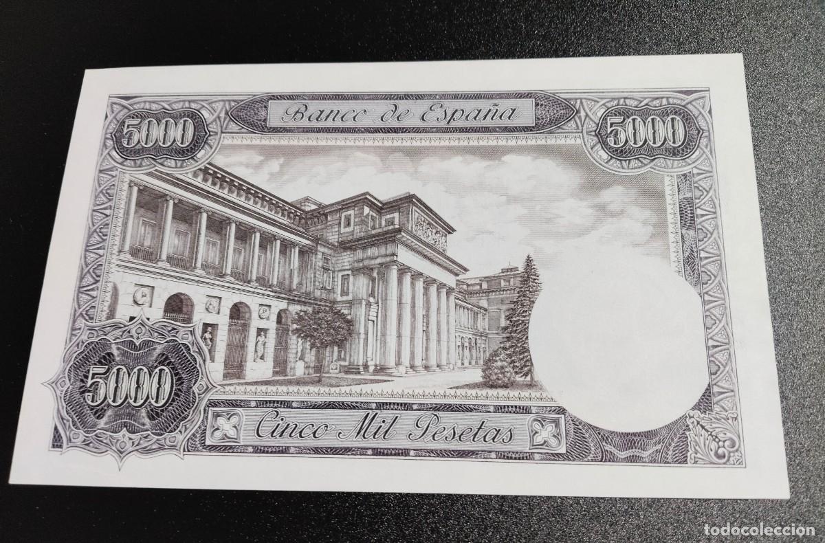 Billetes espa&ntilde;oles: Billete 5000 pesetas 1976 - Foto 2