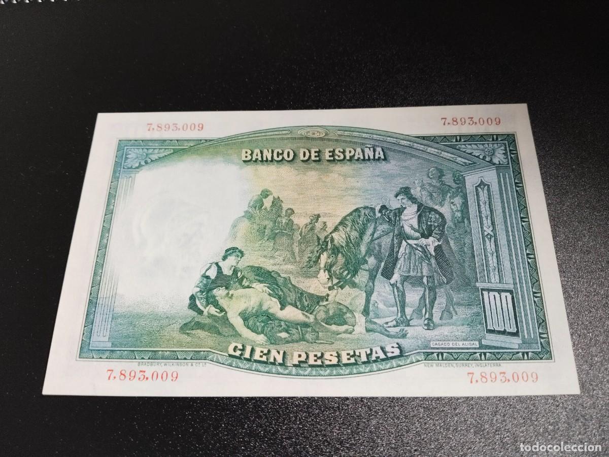 Billetes espa&ntilde;oles: Billete 100 pesetas 1931 - Foto 2