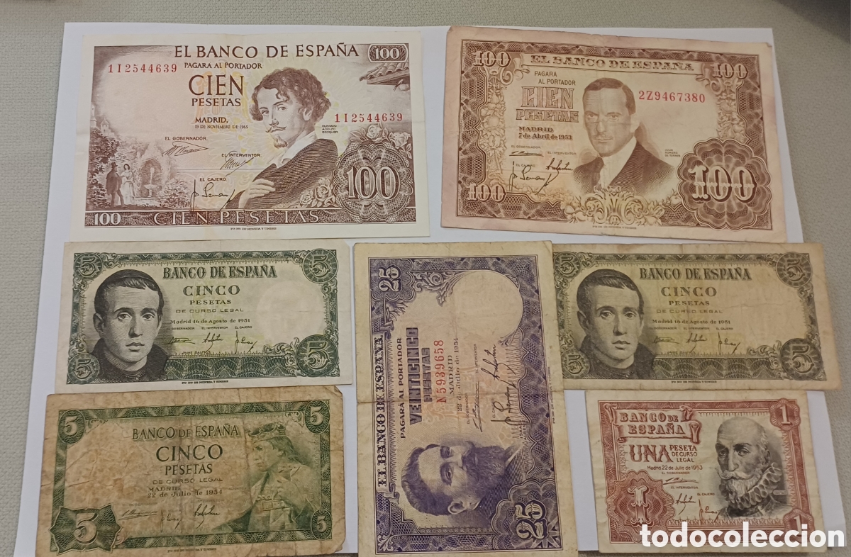 Billetes espa&ntilde;oles: Billetes Espa&ntilde;oles Becquer - Foto 1