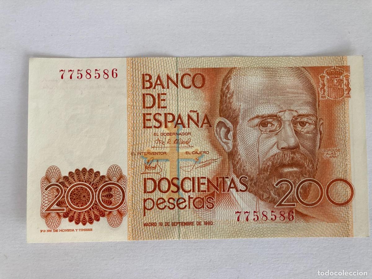 Billetes espa&ntilde;oles: 200 Pesetas. 1980. Sin serie. Sin circular. - Foto 1