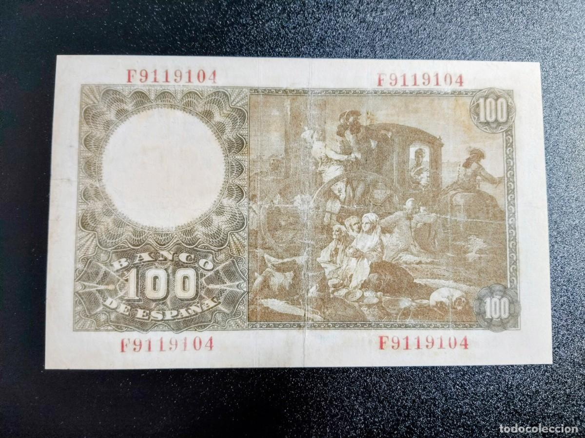 Billetes espa&ntilde;oles: 100 Pesetas 2 mayo 1948 Bayeu. EBC - Foto 2
