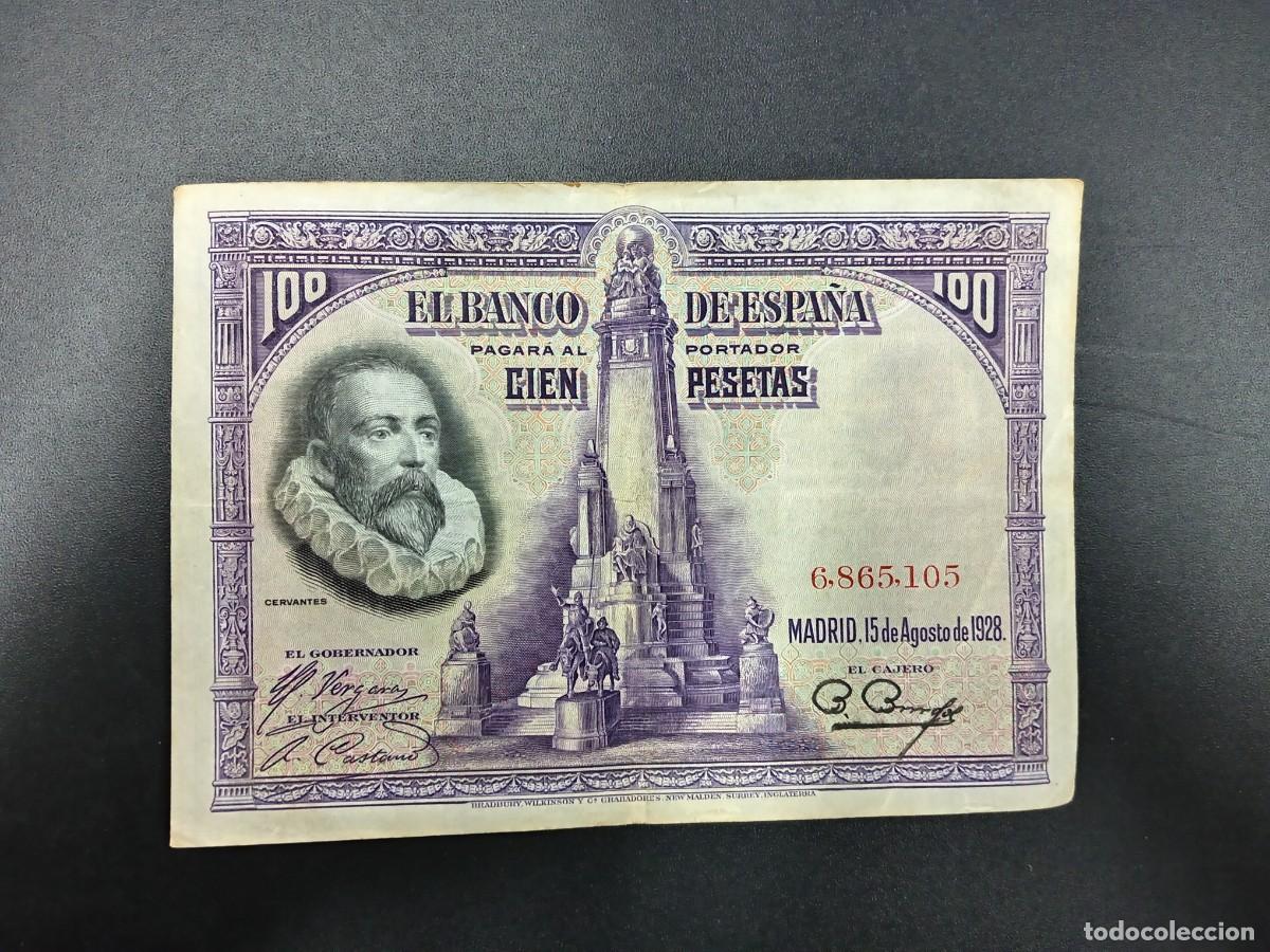 Spanische Banknoten: Billetes 15 agosto 1928