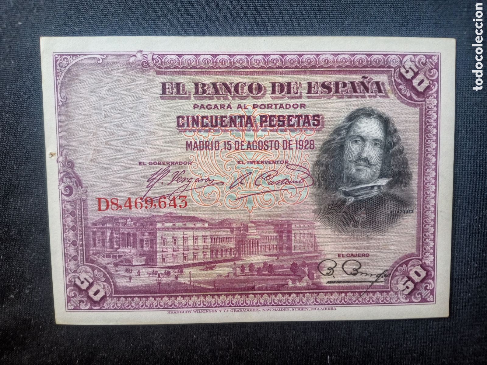 Spanish Banknotes: 50 pesetas de 1928 SC-