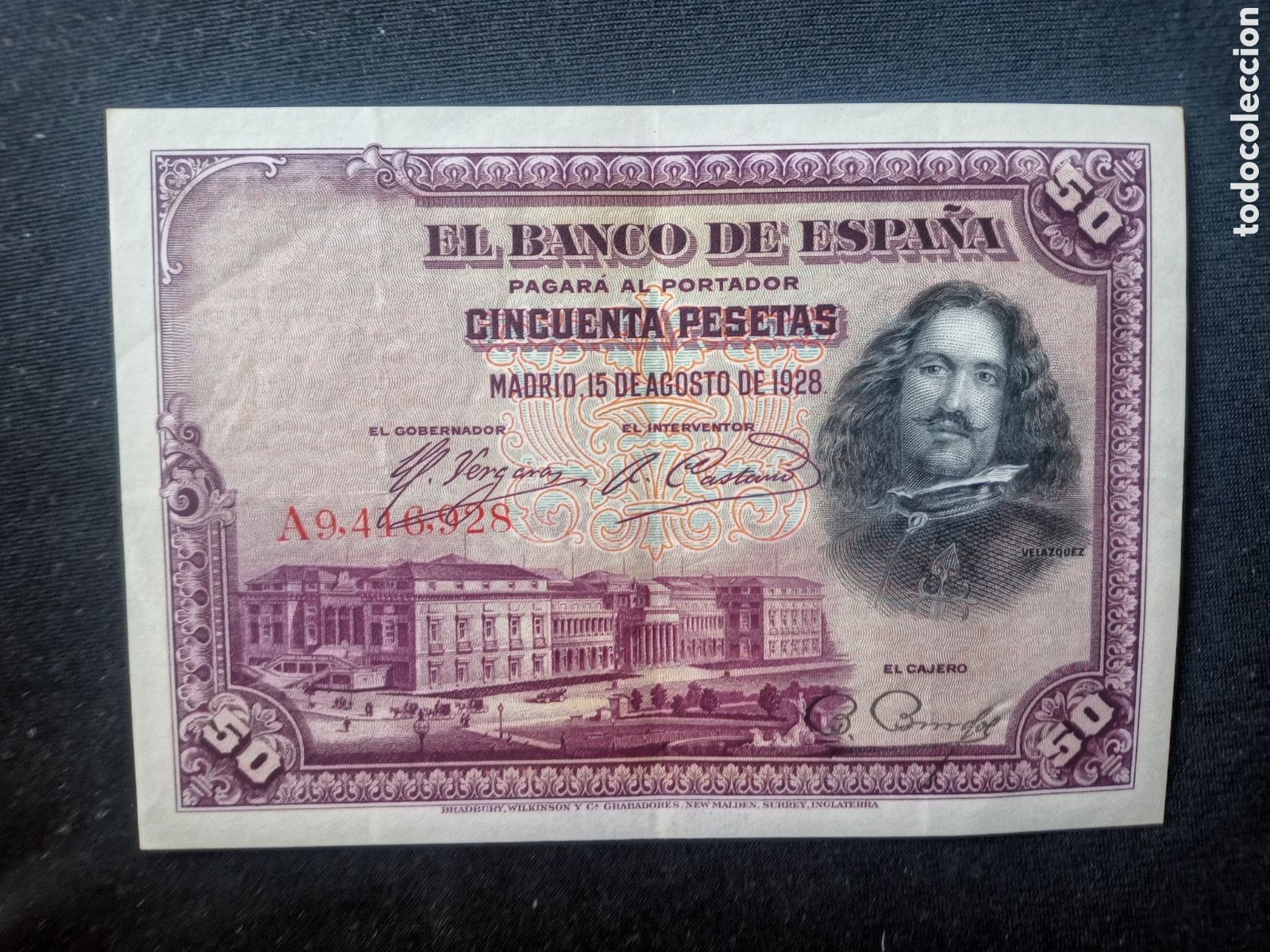 Spanish Banknotes: 50 pesetas de 1928 EBC+