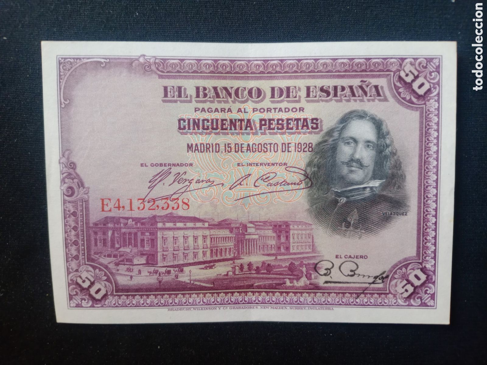 Spanish Banknotes: 50 pesetas de 1928 SC-