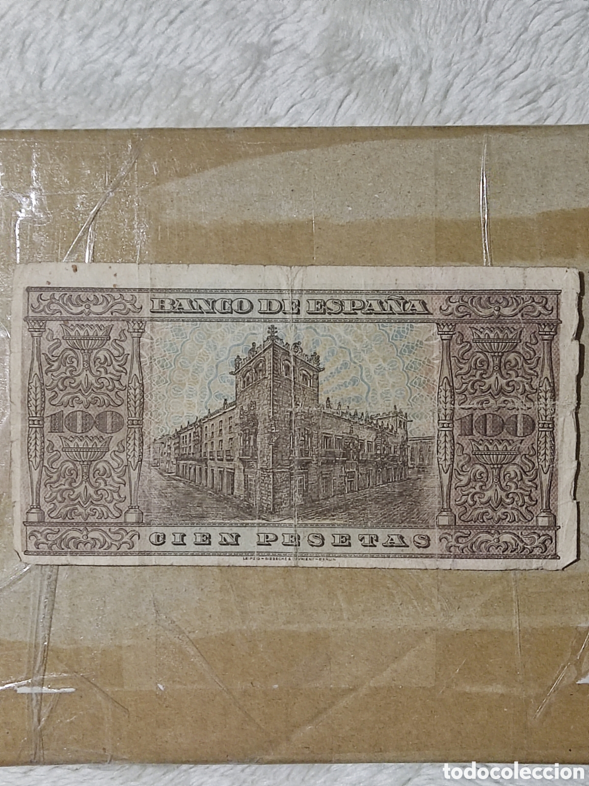 Billetes espa&ntilde;oles: Billete de 100 pesetas 1938 - Foto 4